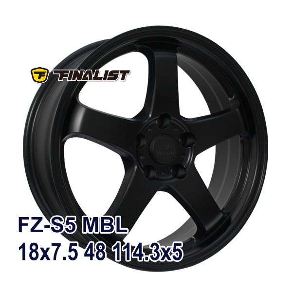 【4枚セット】 FINALIST FZ-S5 18x7.5 +48 114.3x5 MBL