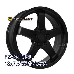 【4枚セット】 FINALIST FZ-S5 18x7.5 +55 114.3x5 MBL｜autoway