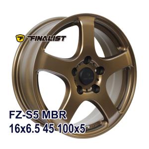 【4枚セット】 FINALIST FZ-S5 16x6.5 +45 100x5 MBR｜autoway