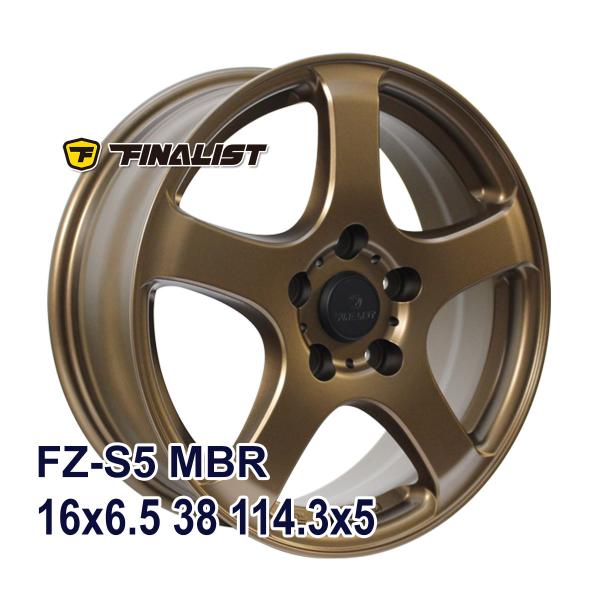 【4枚セット】 FINALIST FZ-S5 16x6.5 +38 114.3x5 MBR