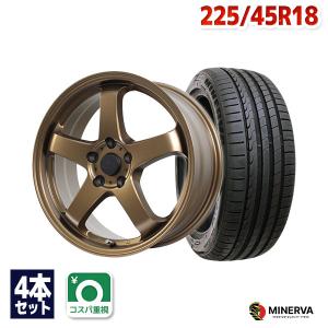 225/45R18 サマータイヤ ホイールセット FINALIST 595 EVO 送料無料 4 