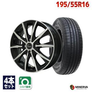 MINERVA（ミネルバ） 195/55R16 サマータイヤ ホイールセット MINERVA