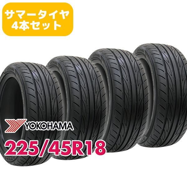 4本セット 225/45R18 タイヤ サマータイヤ YOKOHAMA ADVAN FLEVA V7...