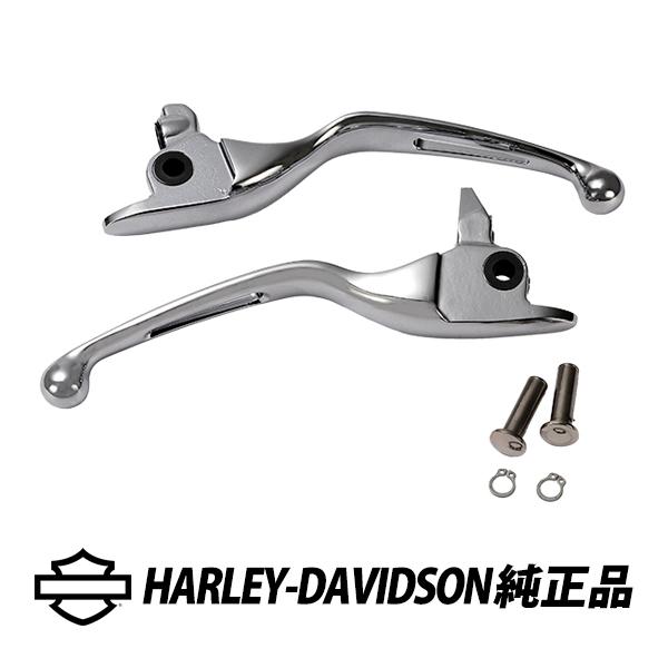 ハーレーダビッドソン 純正 スロットハンドコントロールレバーキットブレーキ&amp;クラッチレバーセット ツ...