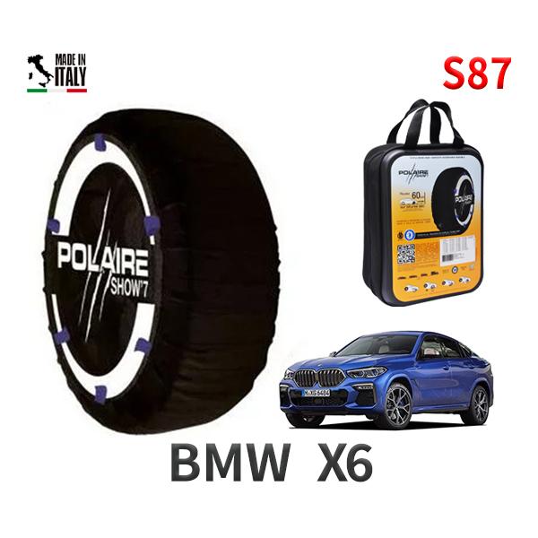 ポレール ショー7 スノーソックス S87 イタリア製 スノーチェーン BMW X6 / 3BA-C...