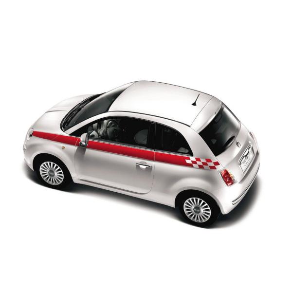 フィアット 純正 スポーツサイドストライプ FIAT 500 500C 312 チンクエチェント 5...