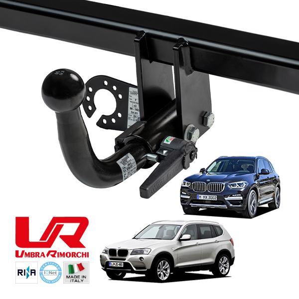 UMBRA RIMORCHI 正規品 BMW X3 F25 G01 着脱式スワンネック ヒッチメンバ...