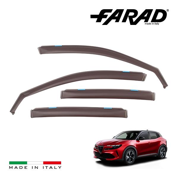 FARAD 正規品 アルファロメオ ジュニア FH1型 ドアバイザー サイドバイザー ウインドウバイ...