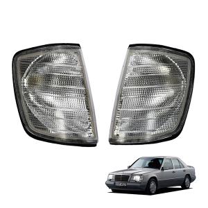 正規DEPO製 ベンツ W124 ホワイト ウィンカー 左右 SET 440-1606L/R-WE