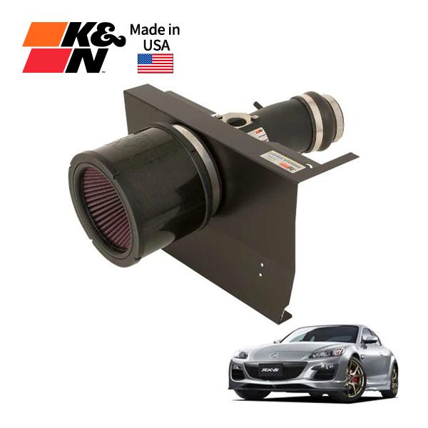 K&amp;N Filters 正規品 コールドエアーインテーク エアフィルター エアクリーナー マツダ R...