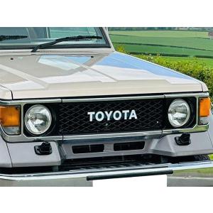 トヨタ純正 ランクル ランドクルーザー 70系 LJ71G BJ70 BJ70V BJ71V BJ73V BJ74V フロント エンブレム 75311-90K00 ハイエース サーフ