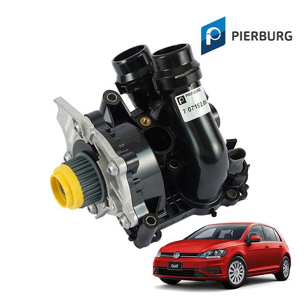 PIERBURG 正規品 フォルクスワーゲン ゴルフ5 6 1K 1.4L ウォーターポンプ サーモ...