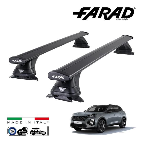 ファラド 正規品 FARAD ルーフバーセット ベースキャリアキット 国際認証 TUV プジョー 2...