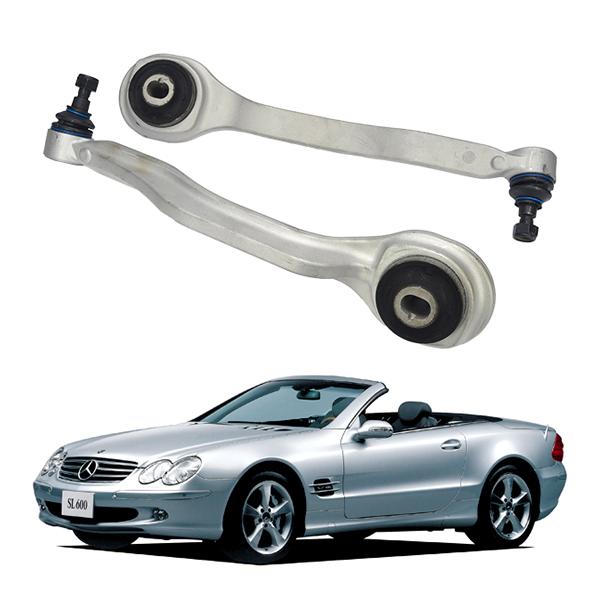 ベンツ W211 フロントラジアスアーム ストラットアーム ブッシュ付 左右セット E240 E28...