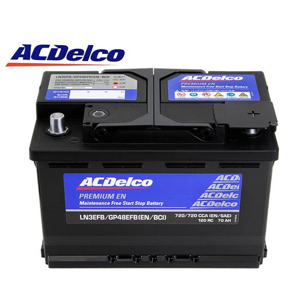 【ACDELCO 正規品】バッテリー LN3EFB メンテナンスフリー アイドリングストップ対応 V...
