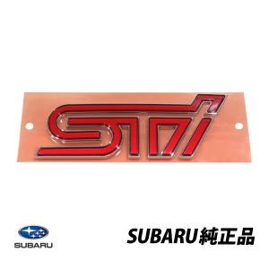 スバル純正 WRX STI セダン VAB 前期 後期 STIロゴ リアエンブレム 赤 レッド オーナメント  93079VA040｜autowear