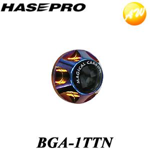 BGA-1TTN マジカルカーボン ナンバーボルトガーニッシュ（2ピース）チタン調 ハセプロ ナンバ...