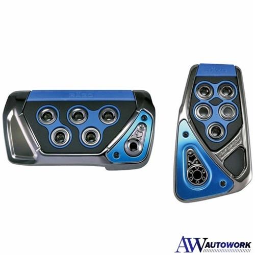 カーメイト  RAZO GT SPEC AT-S アルミダイキャスト ブルー アルマイト アクセル ...