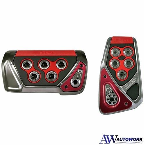 カーメイト RAZO GT SPEC AT-S アルミダイキャスト レッド アルマイト アクセル ・...