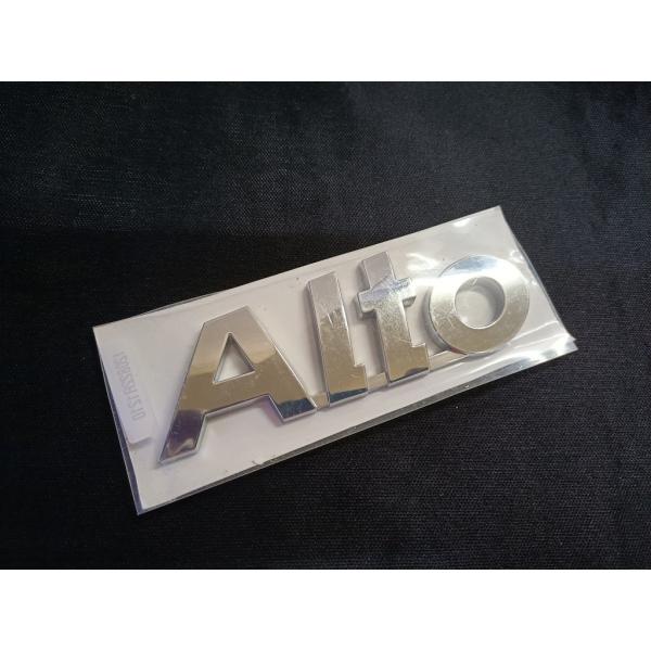 HA36S アルト ワークス ターボRS 海外純正 Altoメッキエンブレム 長安鈴木