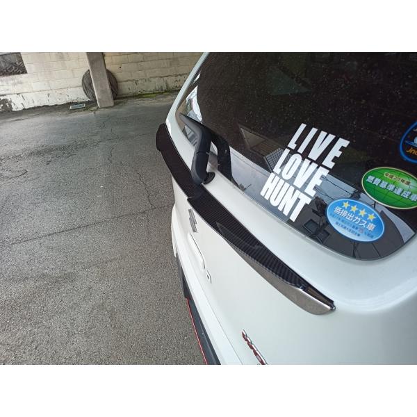 HA36S アルトワークス カーボン調ダックテールスポイラー ミッドテールスポイラー センタースポイ...