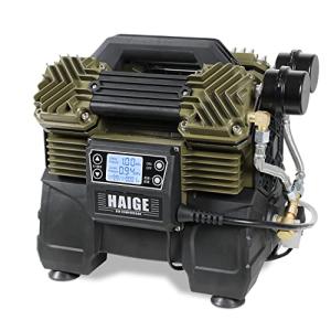 HAIGE （ハイガー） 静音 コンプレッサー ブラシレス オイルレス 100V 出力1500W （2馬力） 最大圧力1.0MPa 吐出空気量162L デジタル液晶モニター／HG-DC992の商品画像
