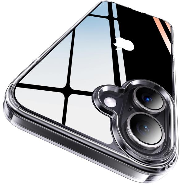 【極々透明美学・耐黄変2年実証】CASEKOO iPhone 16 用 ケース クリア 米軍MIL規...