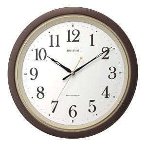リズム(RHYTHM) シチズン 掛け時計 電波時計 暗所 自動 ライト 機能