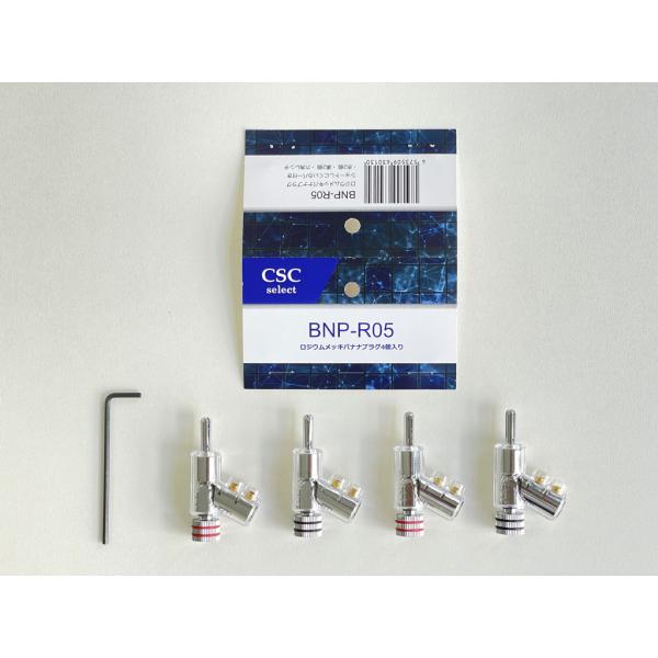 BNP-R05 AVAC/CSC [アバック シーエスシー] ロジウムメッキ ネジ止め式バナナプラグ...