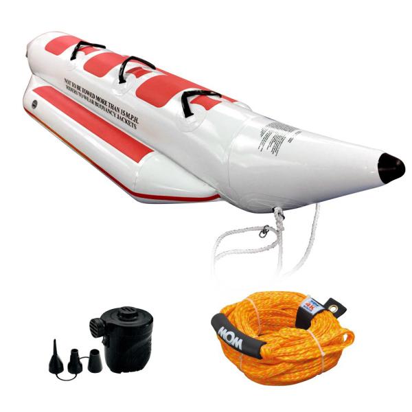 バナナボート 3人乗り トーイングチューブ シングル TWELVE(トゥエルブ) ウォータースレッド...