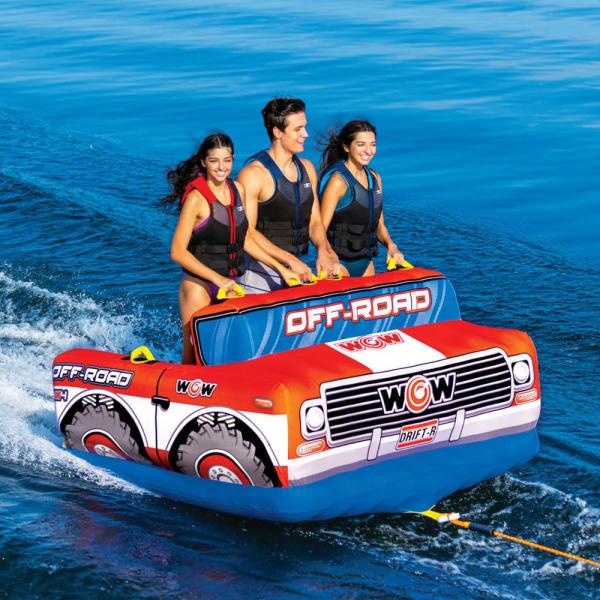 3人乗り トーイングチューブ バナナボート WOW(ワオ) ピックアップトラック 0406toy