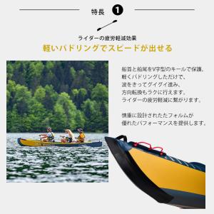 カヤック インフレータブル ボート 3人乗り ...の詳細画像3