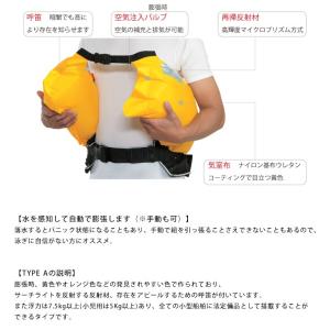 ライフジャケット 桜マーク タイプA 自動膨張...の詳細画像2