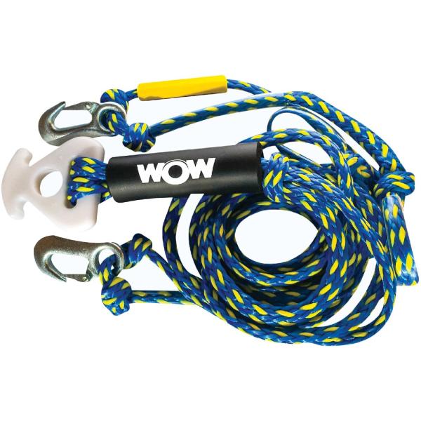 トーイングロープ 接続 WOW(ワオ) Yコネクター イージートゥコネクター付 3〜4人乗り用