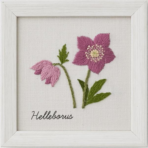 【ルシアンLECIEN】刺しゅうキット　青木和子　12か月の植物手帖　No.542001　クリスマス...