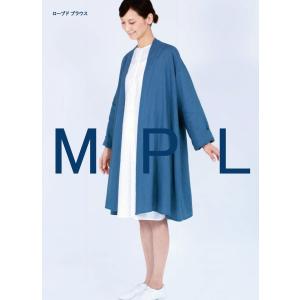 M188　【mパターン研究所】　ローブドブラウス（おとな）（型紙）【取寄せ品】　【C3-10-110-1】｜avail-komadori