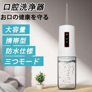口腔洗浄器 歯垢除去 ジェットウォッシャー 歯茎 口内洗浄 強力ジェット水流 USB充電式 携帯 防水 歯周病 口臭 歯周ポケット 舌洗浄 3つモード