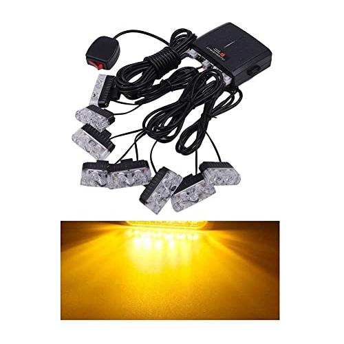 ストロボ フラッシュ ライト 12V 車用 LED キット スイッチ付き 車 トラック トレーラー ...