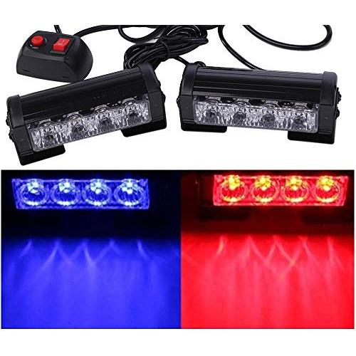 12V ストロボ ライト バー LED 2個 セット 緊急 警告灯 車 トラック トレーラー ランプ...