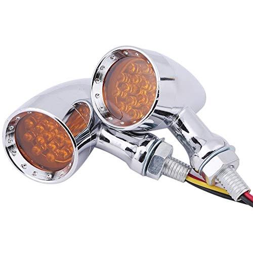 バイク LED 弾丸 ウインカー ライト ハーレー ドラッグスター 2個 セット ブレット ウィンカ...