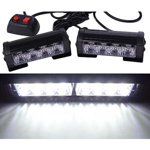 Avan Knight 12V ストロボ ライト バー LED 2個セット 緊急 警告灯 車