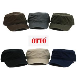 OTTO オット ワークキャップ ミリタリー 浅めの帽子  カジュアル 作業帽 男女兼用 サイズ調整可｜avant-ys
