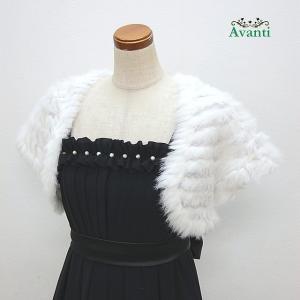 ボレロ216 結婚式 ファー ボレロ ドレス 羽織り ラビット