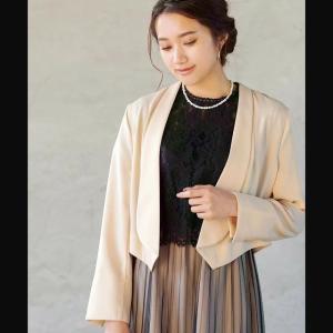 ボレロ 結婚式 フォーマル ジャケット ショー...の詳細画像1