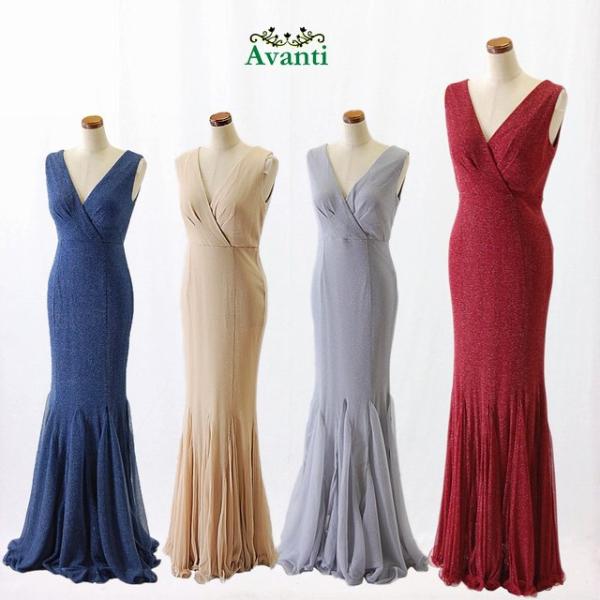 ロングドレス 演奏会 結婚式 パーティードレス 演奏会用ドレス ストレッチドレス マーメード シルバ...