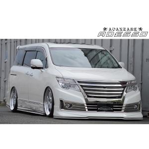 エルグランド ELGRAND E52 中期：純正 ルーフスポイラー 車体色