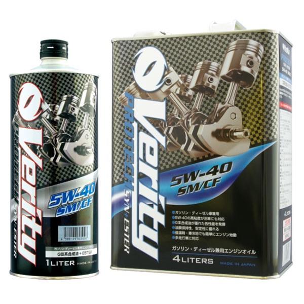 【送料無料】Verity PROTECH SYN+ESTER 5W-40 SM/CF （4リッター）