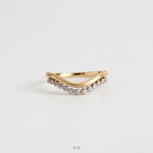K18 ルビー・ダイヤリング ゴールド/レッド系 18金YG ルビー2.55ct