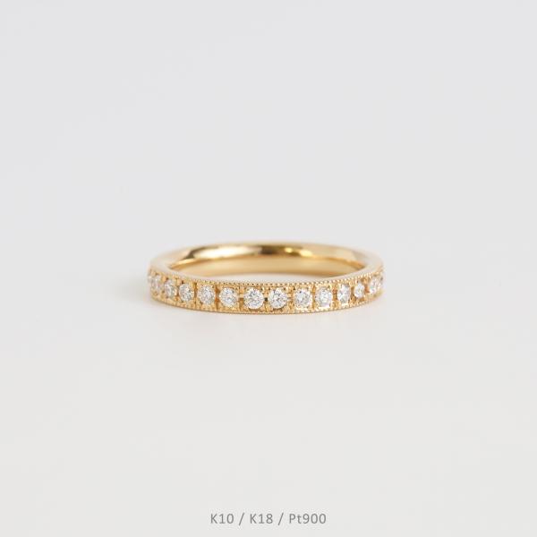 ダイヤモンド フルエタニティリング 指輪 レディース  K10 K18 Pt900 ゴールド ギフト...