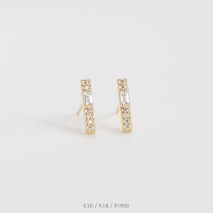 Ponte Vecchio（ポンテヴェキオ） イニシャル K 片方 ピアス 